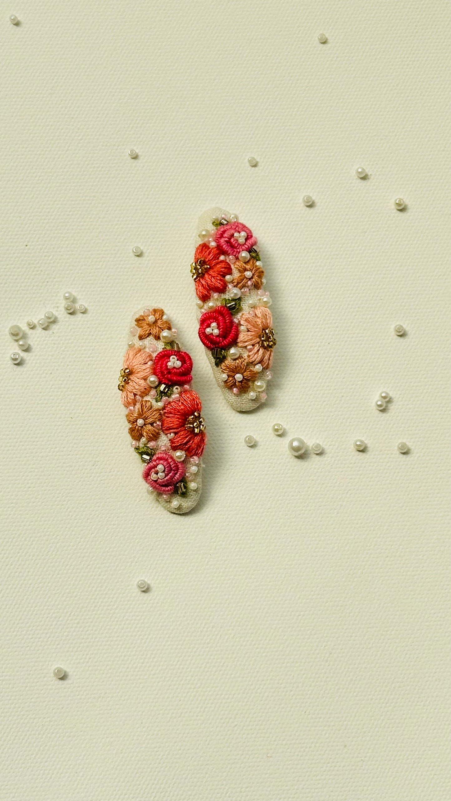 Embroidered tic tacs