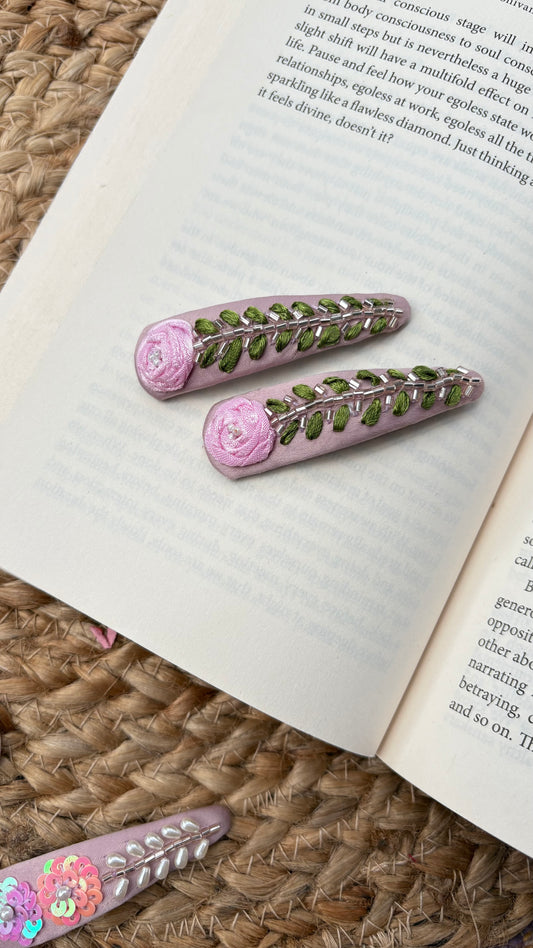Hand embroidered tic tac