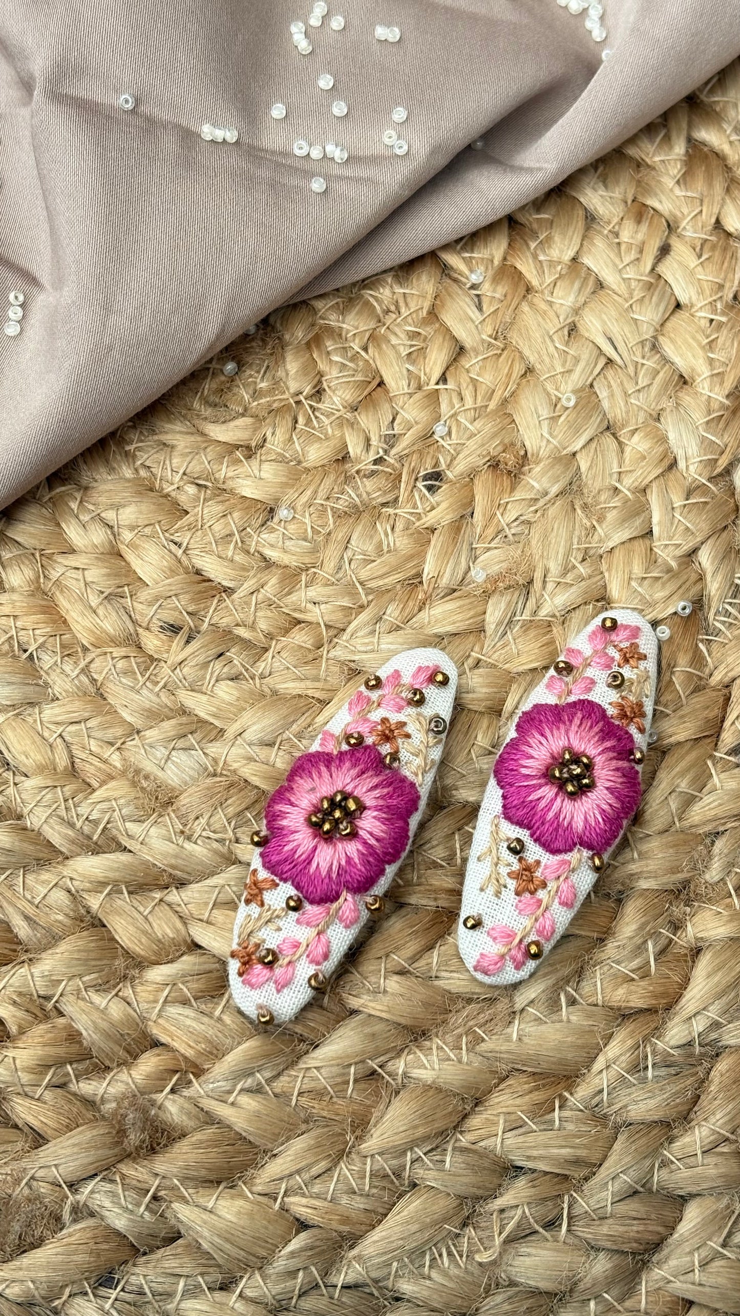 Embroidered tic tacs