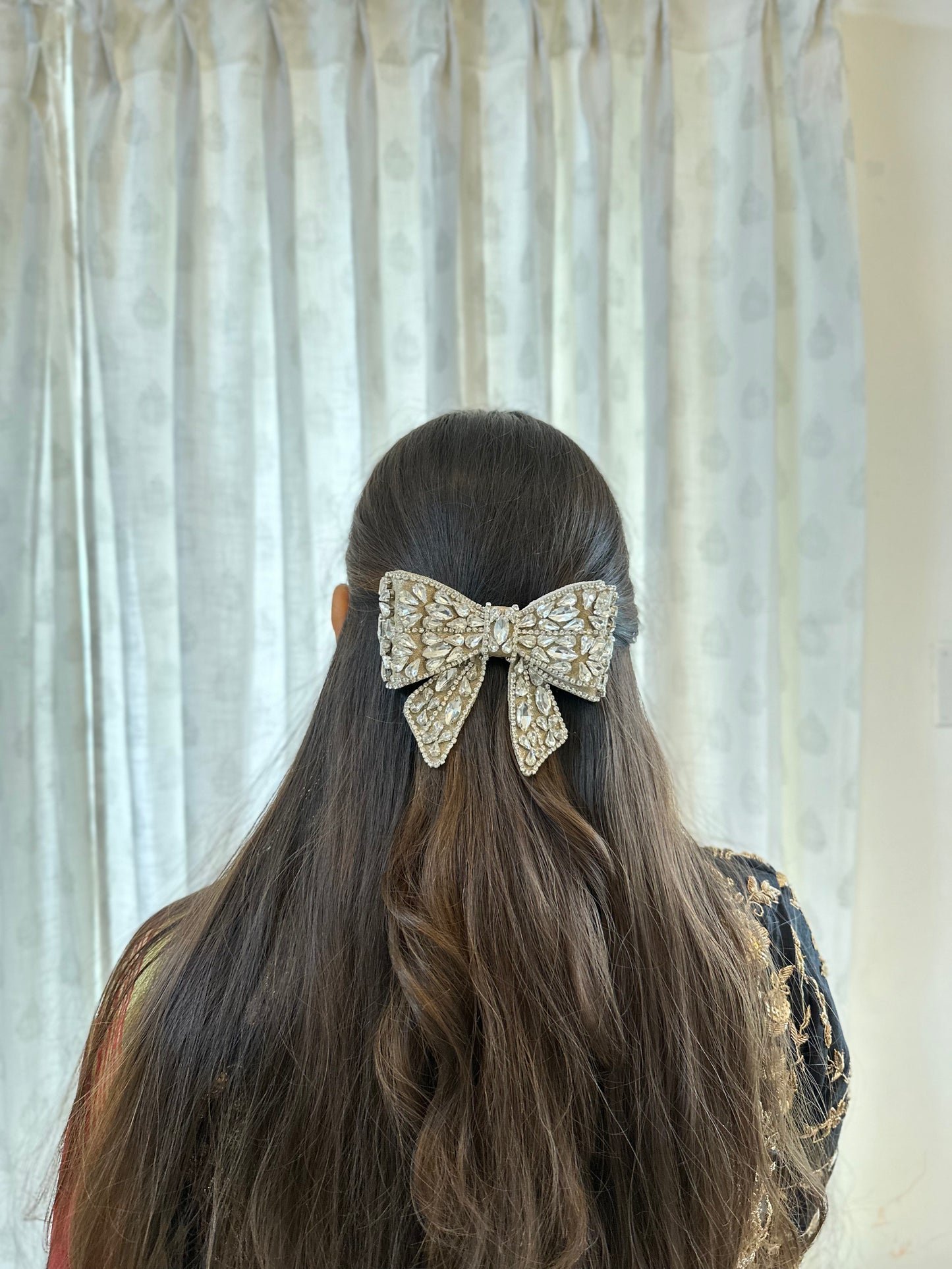 Crystal luxe bow