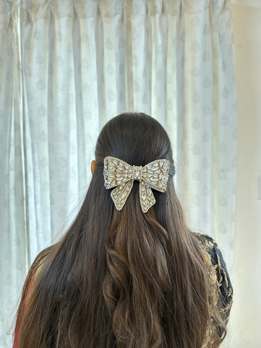 Crystal luxe bow