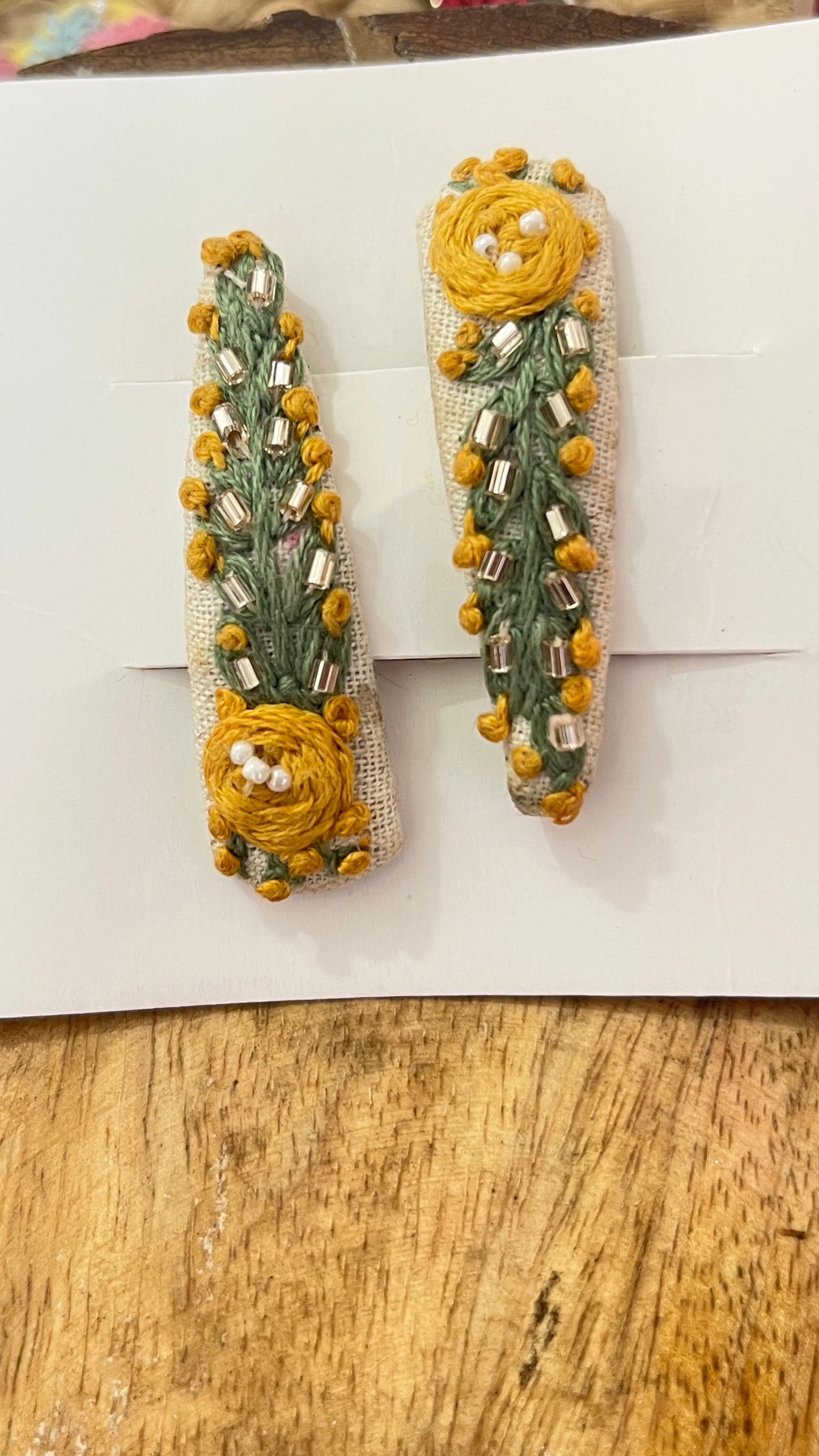 Embroidered tic tacs