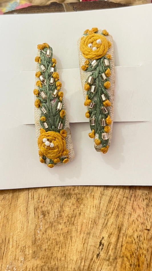 Embroidered tic tacs