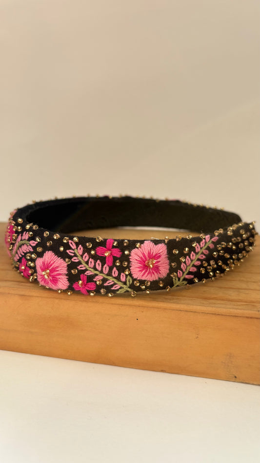 Floral bloom hair band