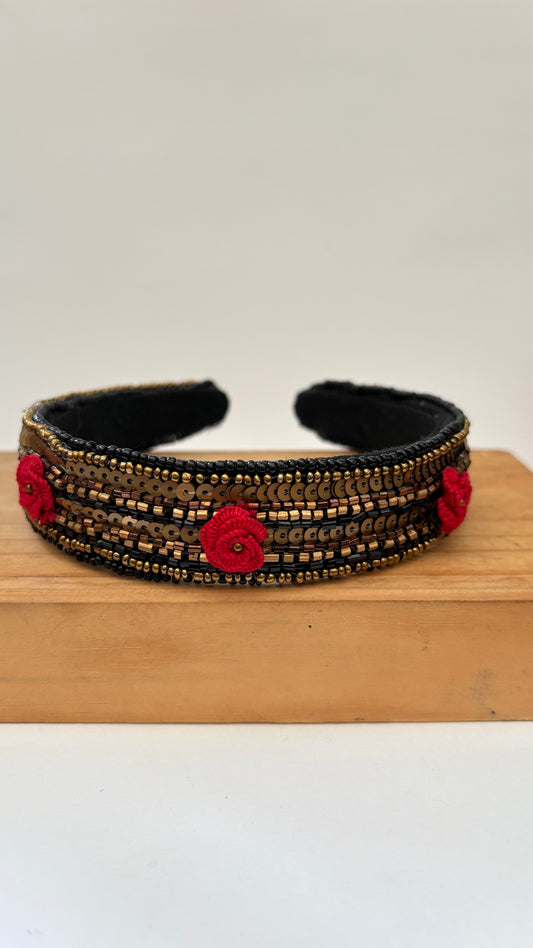 Sequin glow hair band