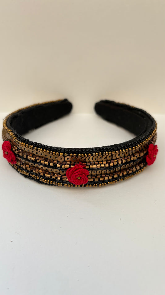 Sequin glow hair band