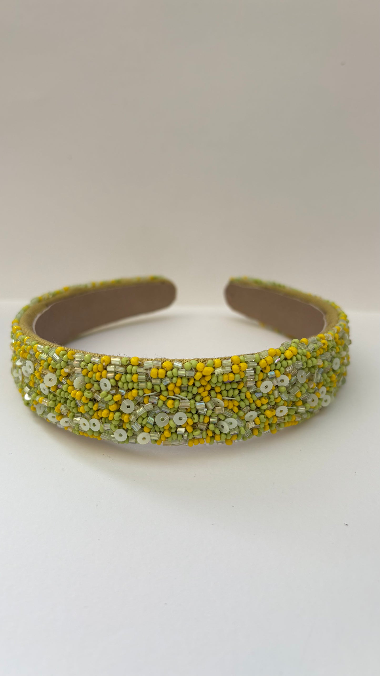 Sequin shine beaded hair band