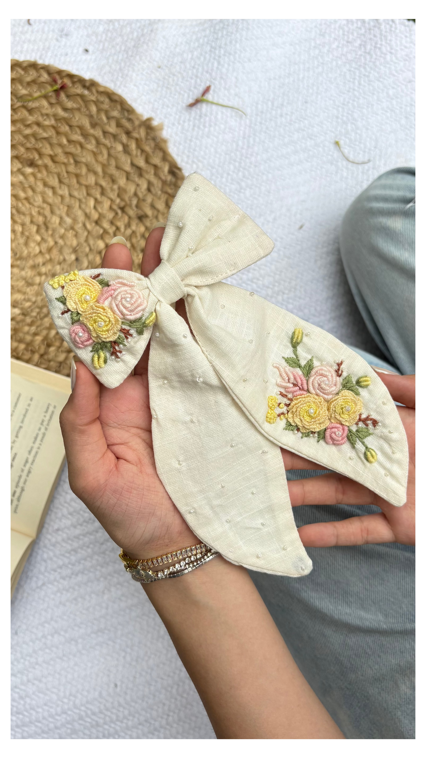 Soft petal bow