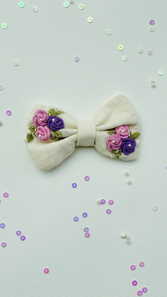 Floral knot bow
