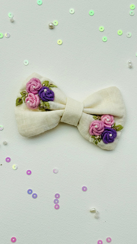 Floral knot bow