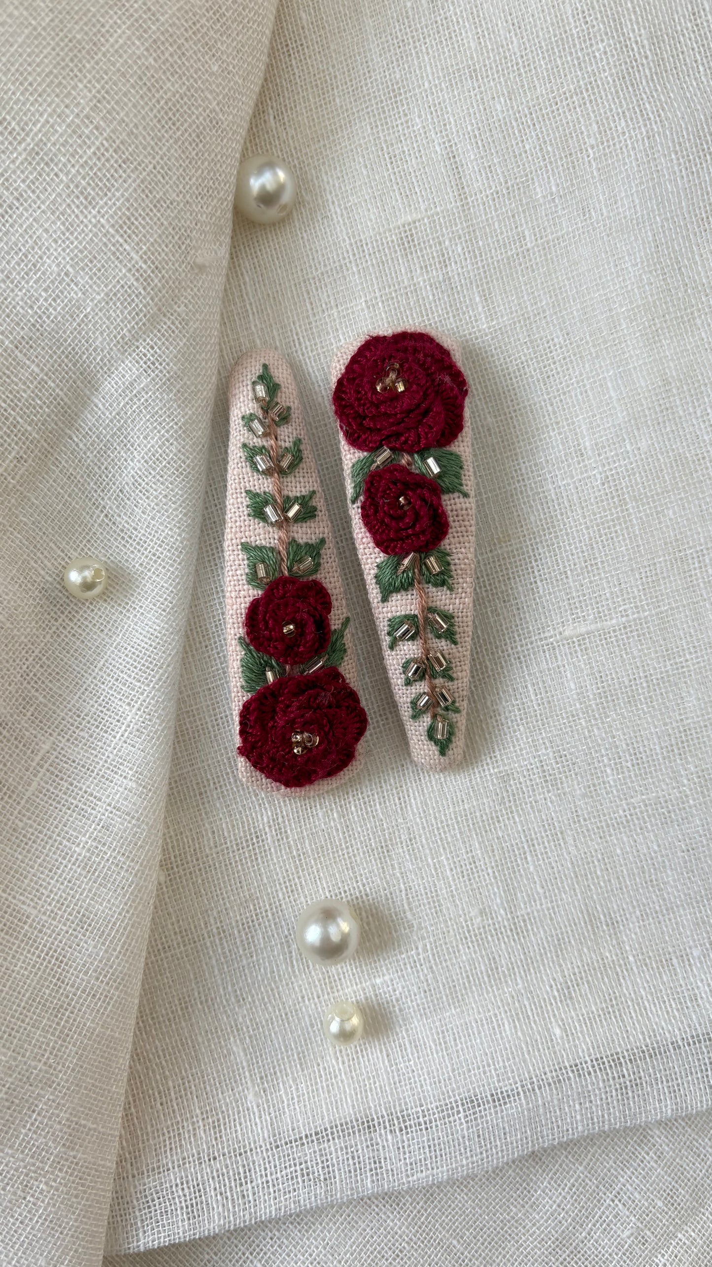 embroidered tic tacs