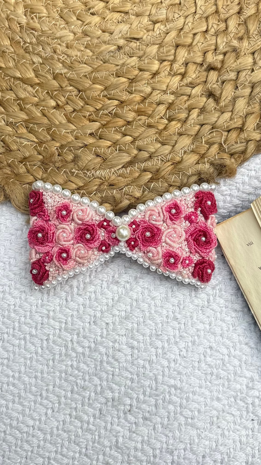 rosette charm bow
