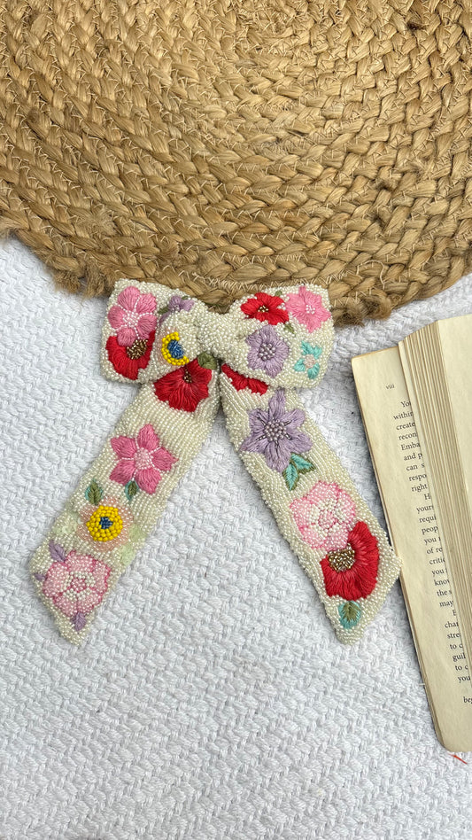 beaded bow