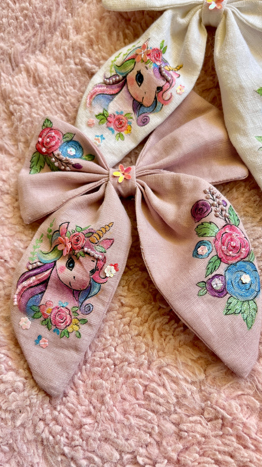 Hand painted bow