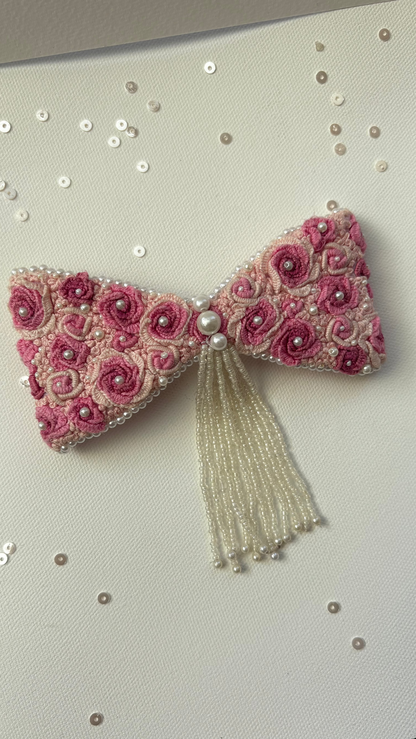 Rosy aura luxe bow